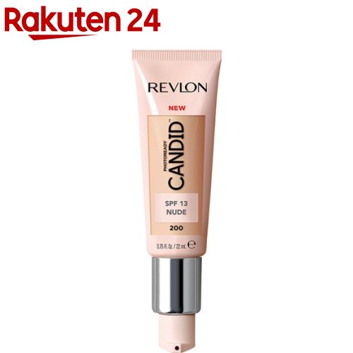 レブロン フォトレディ キャンディッド ファンデーション 200(22ml)【レブロン(REVLON)】[ブルーライト ナチュラル 素肌 ツヤ 美肌 毛穴 皮脂]