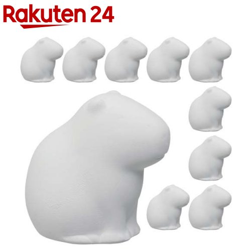 お店TOP＞ベビー＆キッズ＞おもちゃ・育児サポート＞おもちゃ(知育具)＞お絵かき・クレヨン＞おえかき陶器どうぶつ カピバラ (10個入)【おえかき陶器どうぶつ カピバラの商品詳細】●手のひらサイズの真っ白な陶器にお子様から大人までお楽しみいただけるおえかきシリーズです。●好きな色、好きな顔をリアルに描いたり、アイデアひとつで変身させたり、シリーズで揃えたり、楽しみ方はいろいろ。●お子さまの創造力を思う存分発揮できます。●作品完成後は思い出のインテリアとしておうちに飾れます。●陶器と推奨の画材(カラーペンなど)があればどこでもすぐに出来るお手軽さが魅力です。●立体へ着色することによって、空間認知能力を刺激し、知育教育や脳のトレーニングに効果があります。●水族館や動物園はもちろん、商業施設などのイベント会場や学童保育、学校でのPTA活動、介護施設のレクリエーションなど幅広い会場・イベントで活躍できます。【セット詳細】10個セット【規格概要】1個梱包形態：化粧箱入1個包装サイズ(mm)：255×120×601個重量(g)：200材質：陶器(素焼き)商品サイズ(mm)：約30×45×45mm対象年齢：3歳以上【注意事項】・本商品は10個セットのみの販売です。・ばら売りは行っておりません。・素焼き陶器のため、落下などの強い衝撃で割れる場合があります。・また、保管環境によって耐久性が異なります：冷暗所保管5〜10年程度、屋外や高温環境2年程度で劣化。・色付けの推奨画材は水性顔料系：サインペン、絵の具、色鉛筆です。・水性の染料系マーカーも使用可能ですが、素材にしみこみやすいため薄い色から重ね塗りするのがコツです。・クレヨン、油性マジックは重ね塗りしにくいほか汚れやすかったりするため推奨しておりません。・また、絵の具の厚塗りは、乾燥後にひび割れる場合もございます。【原産国】日本【発売元、製造元、輸入元又は販売元】アーテックリニューアルに伴い、パッケージ・内容等予告なく変更する場合がございます。予めご了承ください。アーテック581-0066 大阪府八尾市北亀井町3-2-21072-990-5614広告文責：楽天グループ株式会社電話：050-5577-5043[ベビーおもちゃ]