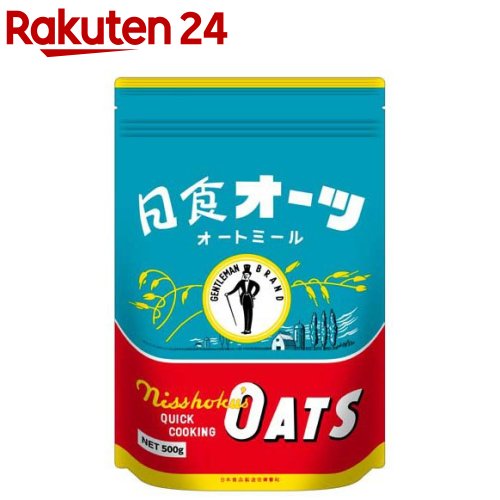 日食 オーツ クイッククッキング オートミール 国産製造 クイックオーツ(500g)