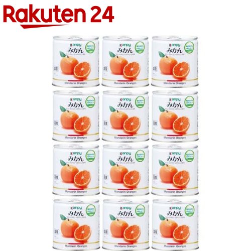 カンピー みかん EO5号 缶(295g*12缶セット)【Kanpy(カンピー)】 の商品画像