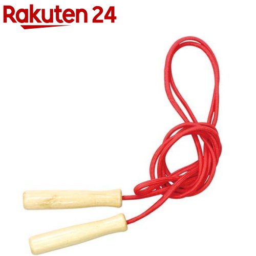 彩り木柄なわとび 赤(1本)
