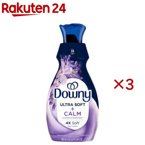 Downy(ダウニー) 正規品 ウルトラソフト カーム／ラベンダー(780ml×3セット)
