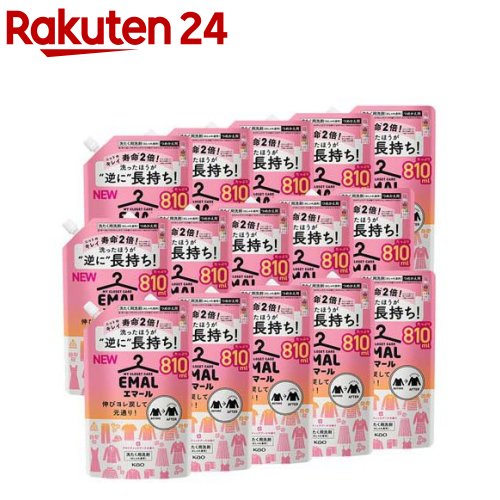 エマール 洗濯洗剤 アロマティックブーケの香り 詰め替え 特大サイズ 梱販売用(810ml 15個入)【エマール】