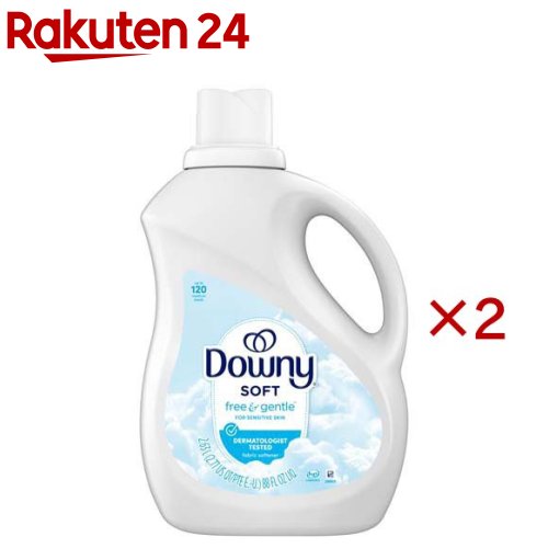 Downy(ダウニー) 正規品 フリー＆ジェントル(2630ml×2セット)【ウルトラダウニー】
