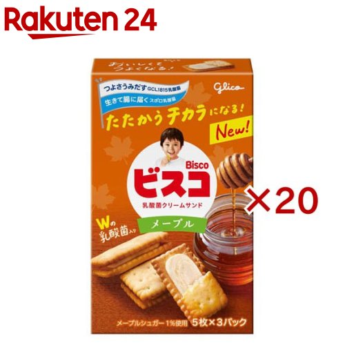 ビスコ(メープル)(3袋入×20セット(1袋5枚))【ビスコ】