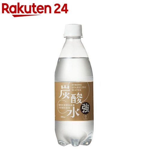 【訳あり】国産 天然水仕込みの強炭酸水 ナチュラルストロング(500ml*24本)【humid_2】【友桝飲料】