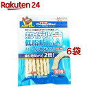 ドギーマン ホワイデント 低脂肪 チューイングスティック ミルク味(160g*6袋セット)