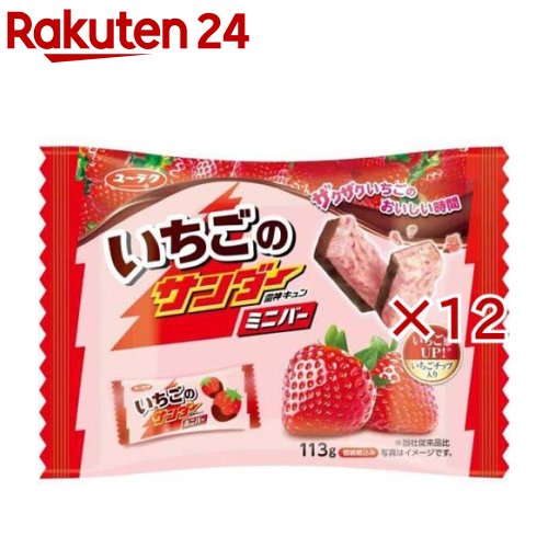 いちごのサンダーミニバー(113g×12セット)