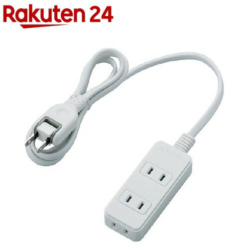 エレコム 延長コード 電源タップ 1m 3個口 雷ガード スイングプラグ T-KS02-2310WH(1個入)【エレコム(E..
