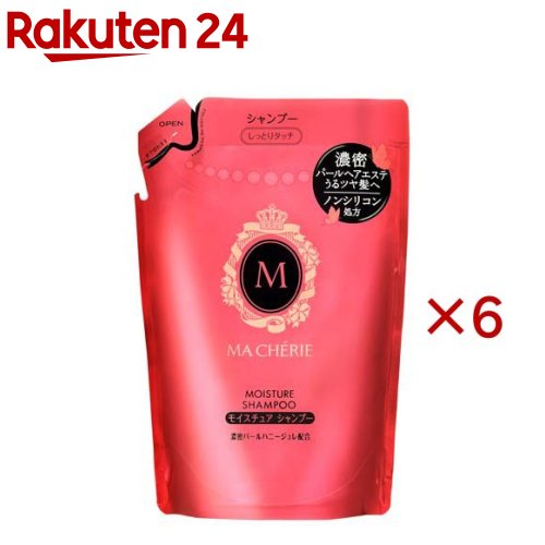 マシェリ モイスチュア シャンプー EX つめかえ用 f(380ml×6セット)【マシェリ(MACHERIE)】