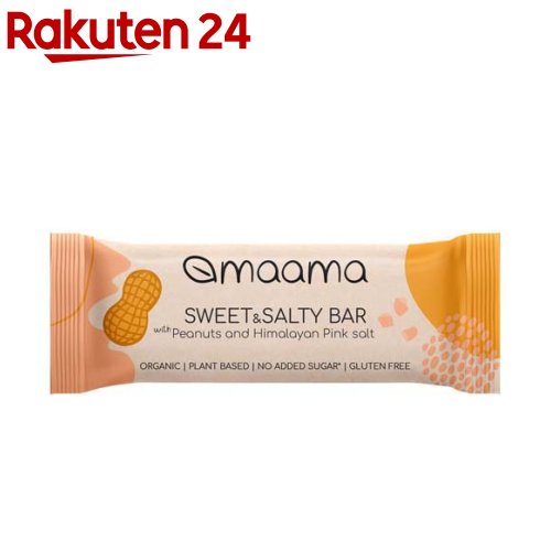 マーマ フルーツ＆ナッツバー ピーナッツ・ピンクソルト(35g)【マーマ】