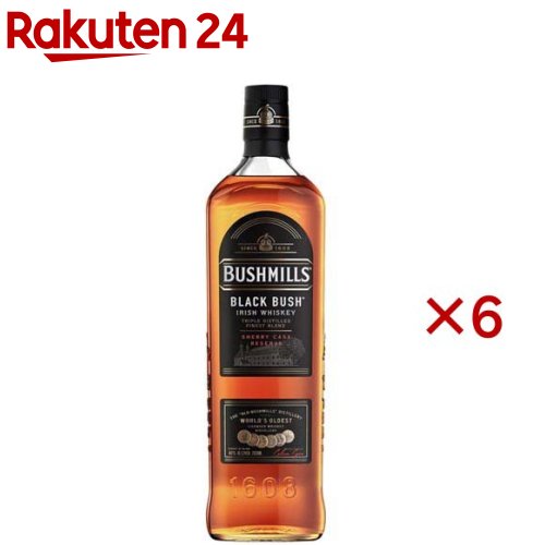 ブッシュミルズ ブラックブッシュ(700ml×6セット)【ブッシュミルズ】[ウィスキー アイリッシュウィスキー アイルランド]
