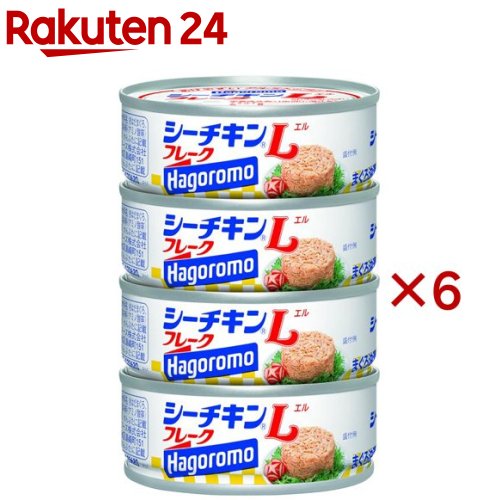 はごろもフーズ シーチキンL フレーク(4缶入×6セット(