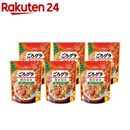 ごろグラ 贅沢果実(320g×6セット)【ごろっとグラノーラ】のサムネイル