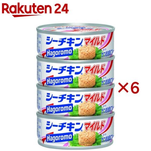 はごろもフーズ シーチキン マイルド(4缶入×6セット(1缶あたり70g))【シーチキン】[缶詰 ツナ缶 かつお..