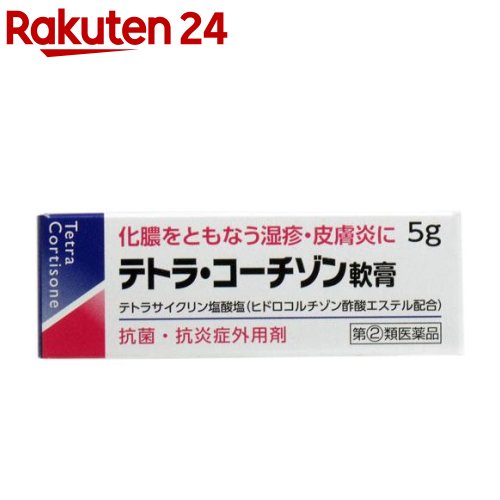 【第 2 類医薬品】テトラ・コーチゾン軟膏 5g 【伊丹製薬】