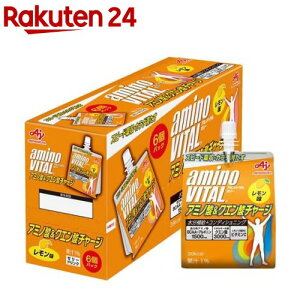 味の素 アミノバイタルゼリードリンク BCAA アミノ酸&クエン酸チャージ(180g*6個入)【アミノバイタル(AMINO VITAL)】[ゼリー 栄養ゼリー BCAA アミノ酸 ビタミン]