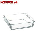 イワキ(iwaki) 耐熱ガラス オーブンウェア ケーキ焼き皿 角型 18 18cm BC221(1個)【イワキ(iwaki)】