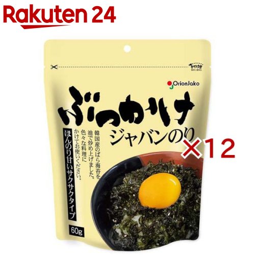 ぶっかけジャバンのり(60g×12セット)