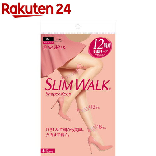 スリムウォーク シェイプアンドキープ パンティストッキング ヌーディベージュ M〜L(1足)のサムネイル