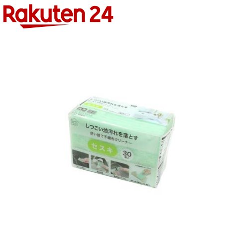 使い捨て不織布クリーナー セスキ(30個入)【オカザキ】[キッチン 台所 スポンジ 使い捨て 毎日使える]のサムネイル