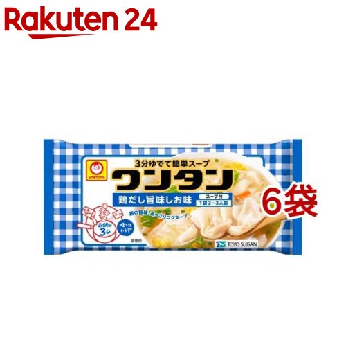 マルちゃん トレーワンタン 鶏だし旨味しお味(55g*6袋セット)【マルちゃん】のサムネイル