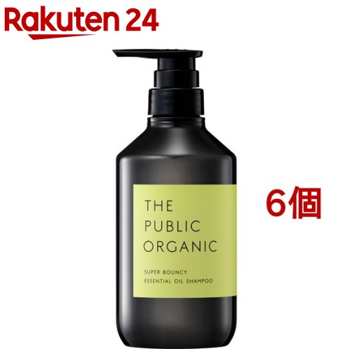 ザパブリックオーガニック スーパーバウンシー DM シャンプー(480ml*6個セット)【ザ パブリックオーガニック(THE PUBLIC ORGANIC)】 rakuten24-11141365 楽天24 パッケージ画像