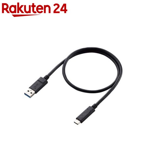 쥳 饱֥ Type-C֥ USBA-USBC USB3.1 50cm DGW-U3AC05NBK(1)ڥ쥳(ELECOM)