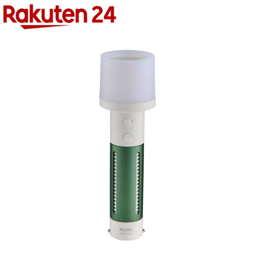 お店TOP＞スポーツ＞アウトドア＞アウトドア小物＞ライト・ランタン＞エルパ(ELPA) ランタン＆懐中電灯 電池式ライト DOP-270(MG) (1個)【エルパ(ELPA) ランタン＆懐中電灯 電池式ライト DOP-270(MG)の商品詳細】●持ってハンディ、置いて吊るしてランタンに●ちょっとした外出やキャンプに●就寝前のベッドサイドに【セット詳細】ストラップ【規格概要】・使用電池：単四形アルカリ乾電池x3本(別売)・連続点灯時間：HI 約7時間／LOW 約30時間、ランタン使用時 白色 約10時間／暖色 約15時間※アルカリ乾電池使用時※電池の性能、使用条件により連続点灯時間は短くなる場合があります・光源：白色LED 暖色LED・明るさ：点灯時 HI 約200lm LOW 約50lm、ランタン点灯時 白色 約150lm 暖色 約120lm※アルカリ乾電池初期時・外径寸法(約)：直径55x全長185(mm)(最大値)・質量：約120g(電池、ストラップ除く)・本体カラー：MOSS GREEN【発売元、製造元、輸入元又は販売元】朝日電器リニューアルに伴い、パッケージ・内容等予告なく変更する場合がございます。予めご了承ください。朝日電器574-8585 大阪府大東市新田旭町4-10072-871-1166広告文責：楽天グループ株式会社電話：050-5577-5043[照明器具]