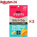 グミサプリ カルシウム 20日分(40粒入×3セット)【グミサプリ】
