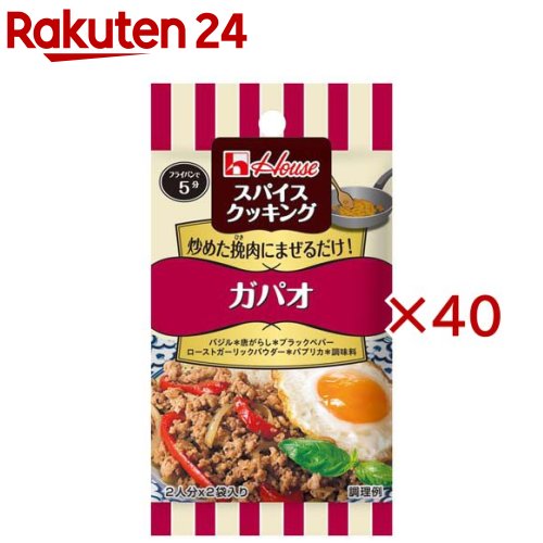 スパイスクッキング ガパオ(12g×40セット)【スパイスクッキング】