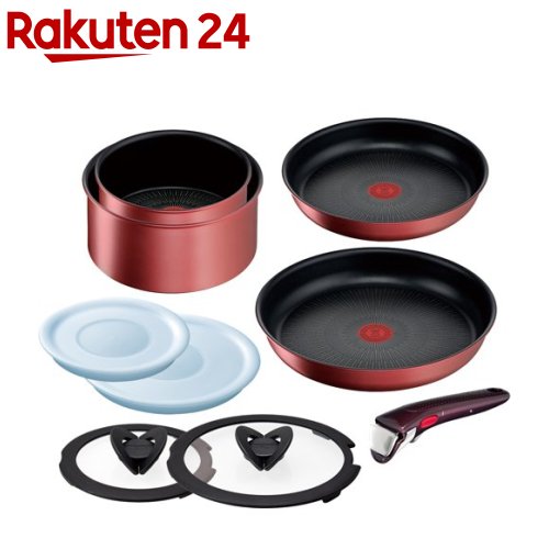 T-fal インジニオ・ネオ IHルージュ・アンリミテッド セット9 L38392(9点セット)【ティファール(T-fal)】