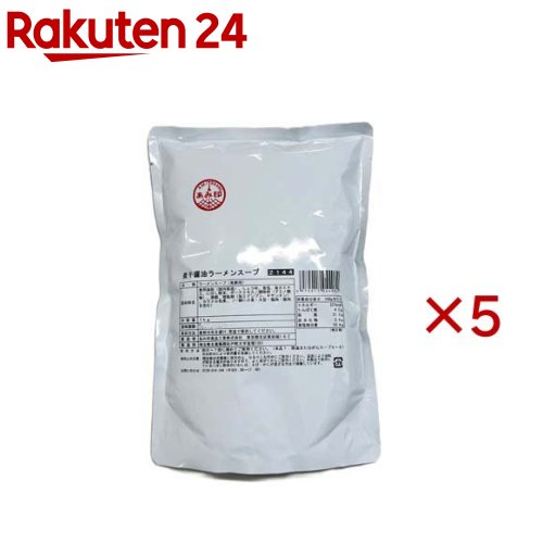 お店TOP＞フード＞調味料・油＞その他調味料＞ラーメン用調味料＞煮干醤油ラーメンスープ (1kg×5セット)【煮干醤油ラーメンスープの商品詳細】●国産煮干のダシを使用し、煮干の香りとうま味を兼ね備えた味わいのラーメンスープです。●鶏ガラ・豚ガラ・魚ダシとの相性が良いです。【使用方法】約6〜7倍に薄めてご使用ください。(本品1：熱湯またはがらスープ5〜6)お好みにより使用量を加減してください。【召し上がり方】茹でた中華麺を丼に、6倍〜7倍に薄めてご使用ください。(本品1：熱湯またはがらスープ5〜6)【品名・名称】ラーメンスープ(希釈用)【煮干醤油ラーメンスープの原材料】食用油脂(国内製造)、しょうゆ、食塩、魚介エキス、にぼし粉末、ポークエキス／調味料(アミノ酸等)、酒精、増粘剤(加工デンプン、キサンタン)、カラメル色素、(一部に小麦・大豆・鶏肉・豚肉を含む)【栄養成分】100g当たりエネルギー：221kcal、たんぱく質：4.2g、脂質：21.2g、炭水化物：3.4g、食塩相当量：10.4g(推定値)【アレルギー物質】小麦、大豆、鶏肉、豚肉【保存方法】直射日光を避け、常温で保存してください。【原産国】日本【ブランド】あみ印食品【発売元、製造元、輸入元又は販売元】あみ印食品工業株式会社※説明文は単品の内容です。リニューアルに伴い、パッケージ・内容等予告なく変更する場合がございます。予めご了承ください。・単品JAN：4970017044082あみ印食品工業株式会社0120-014-184広告文責：楽天グループ株式会社電話：050-5577-5043[調味料/ブランド：あみ印食品/]
