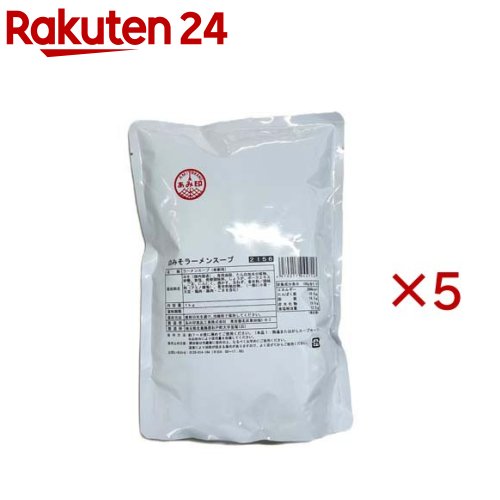 お店TOP＞フード＞調味料・油＞その他調味料＞ラーメン用調味料＞白みそラーメンスープ (1kg×5セット)【白みそラーメンスープの商品詳細】煎りごま・ニンニクの香りが決め手の、信州の白味噌をベースに、豚ガラエキスと酒かすをバランス良く加えた、香り高く深みのあるラーメンスープに仕上げました。【使用方法】約7〜8倍に薄めてご使用ください。(本品1：熱湯またはがらスープ6〜7)お好みにより使用量を加減してください。【召し上がり方】茹でた中華麺を丼に、約7〜8倍に薄めてご使用ください。(本品1：熱湯またはがらスープ6〜7)お好みにより使用量を加減してください。【品名・名称】ラーメンスープ(希釈用)【白みそラーメンスープの原材料】みそ(国内製造)、食用油脂、たん白加水分解物、砂糖、食塩、発酵調味料、しょうが、ポークエキス、ごま、にんにく、酒かす、玉ねぎ、香辛料／調味料(アミノ酸等)、香辛料抽出物、(一部に小麦・大豆・鶏肉・豚肉・ごまを含む)【栄養成分】100g当たりエネルギー：264kcal、たんぱく質：10.3g、脂質：16.3g、炭水化物：19.0g、食塩相当量：13.5g(推定値)【アレルギー物質】小麦、ごま、大豆、鶏肉、豚肉【保存方法】直射日光を避け、冷暗所で保存してください。【原産国】日本【ブランド】あみ印食品【発売元、製造元、輸入元又は販売元】あみ印食品工業株式会社※説明文は単品の内容です。リニューアルに伴い、パッケージ・内容等予告なく変更する場合がございます。予めご了承ください。・単品JAN：4970017044716あみ印食品工業株式会社0120-014-184広告文責：楽天グループ株式会社電話：050-5577-5043[調味料/ブランド：あみ印食品/]