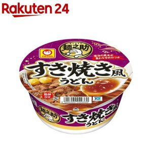 麺之助 すき焼き風うどん ケース(80g*12個)【マルちゃん】