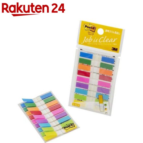 ポスト・イット ジョーブ 透明スリム見出し 680MSH(20枚*9パッド)