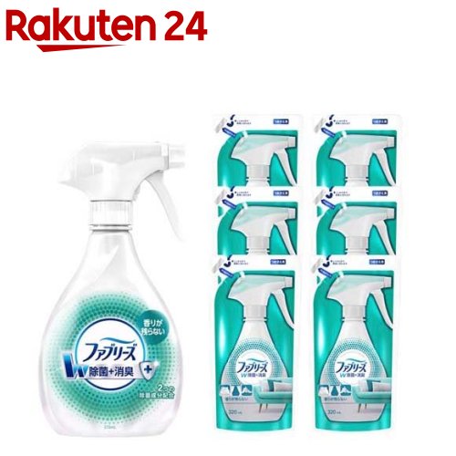 ファブリーズ 除菌プラス 本体+つめかえ*6コ(1セット)【ros12】【ファブリーズ(febreze)】