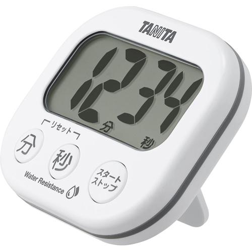 タニタ 洗えるでか見えタイマー ホワイト TD-426-WH(2個セット)【タニタ(TANITA)】