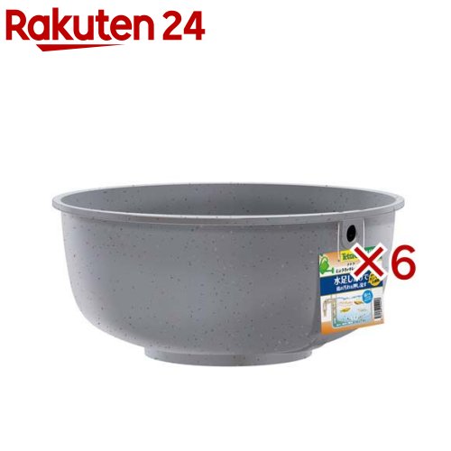 お店TOP＞ペット用品＞観賞魚・アクアリウム用品＞アクアリウム用品＞金魚鉢＞テトラ じょうろでキレイメダカ鉢 丸45 みかげ (6セット)【テトラ じょうろでキレイメダカ鉢 丸45 みかげの商品詳細】●足し水だけで、水を入れ替えることができるメダカ鉢です。●すり鉢状の底面で集めたメダカのフンなどの汚れを、足し水で押し流すことで水をキレイに保ちます。●雨でもメダカがあふれません。●丈夫なポリプロピレン製。【使用方法】・水洗いし、組み立てた当製品を、水平な場所に設置してください。・内側の水位線まで、カルキを抜いた水道水を入れてください。・水換え時は、じょうろなどで底面の汚れが舞い上がらないよう、ゆっくりと水を注いでください。・満水になると、底面の水が押し流され、側面の排水口から排水されます。・充分に水換えができるまで、この動作を繰り返し行ってください。※じょうろは別売りです。【規格概要】・鉢サイズ：幅45cm*奥行45cm*高さ19cm・材質：ポリプロピレン※出荷時にパーツと鉢を合わせて出荷しております。【原産国】日本【ブランド】Tetra(テトラ)【発売元、製造元、輸入元又は販売元】スペクトラム ブランズ ジャパンこちらの商品は、ペット用の商品です。※説明文は単品の内容です。リニューアルに伴い、パッケージ・内容等予告なく変更する場合がございます。予めご了承ください。・単品JAN：4571269554413スペクトラム ブランズ ジャパン220-0004　神奈川県横浜市西区北幸2-6-26 HI横浜ビル3階045-322-4330広告文責：楽天グループ株式会社電話：050-5577-5043[アクアリウム用品/ブランド：Tetra(テトラ)/]