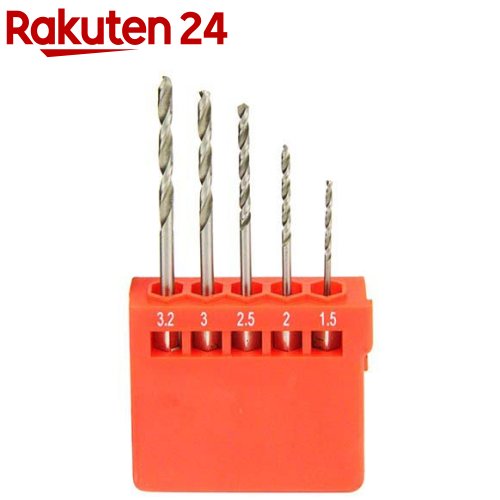 E-Value 鉄工用ドリルセット 六角軸 小径サイズ ETD-5HEXmini(5本組)【E-Value】