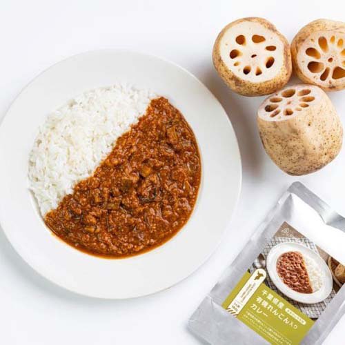まるかじりちば 千葉県産有機れんこん入りカレー(180g×4セット) rakuten24-11366050 楽天24 サンプル画像2