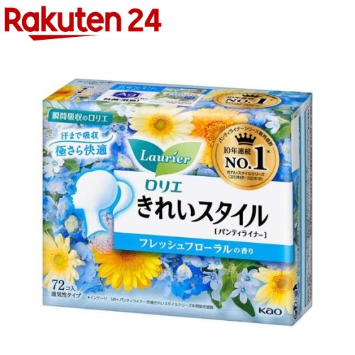 ロリエ きれいスタイル フレッシュフローラルの香り(72コ入)【ロリエ】