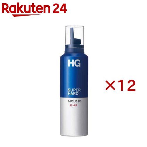 HG スーパーハードムース 硬い髪用 f(180g×12セット)