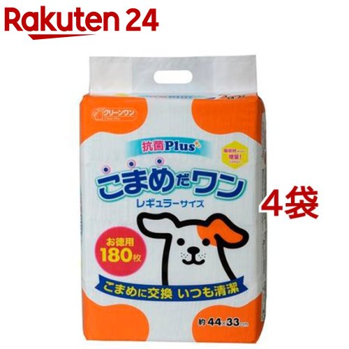 クリーンワン こまめだワン レギュラー(180枚入*4コセット)【クリーンワン】