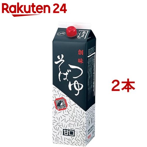 創味食品 そばつゆ 甘口 業務用(1.8L 2コセット)【創味】