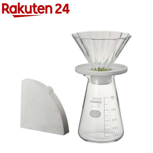 ハリオ 茶茶ドリッパー・ブーケ サーバーセット CDB-3012-W(1セット)【ハリオ(HARIO)】のサムネイル