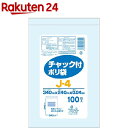 オルディ チャック付ポリ袋 透明 J-4幅240*高340*厚0.04mm(100枚入)