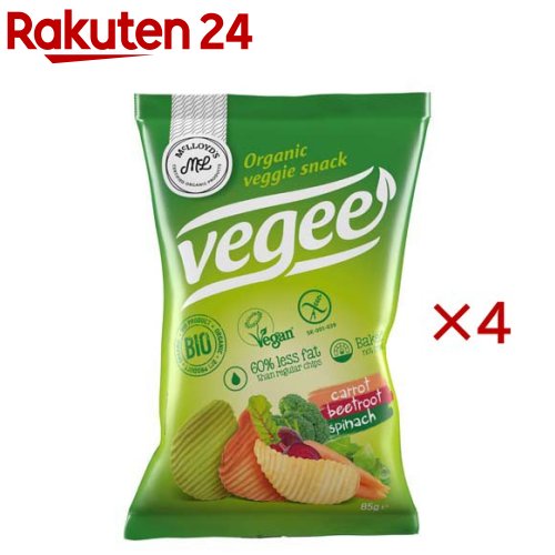 お店TOP＞フード＞有機JAS・オーガニック＞加工食品・お菓子(有機JAS)＞菓子(有機JAS)＞McLLOYD'S(マクロイズ)有機ベジーチップス シーソルト (85g×4セット)商品区分：有機JAS認定【McLLOYD'S(マクロイズ)有機ベジーチップス シーソルトの商品詳細】●じゃがいもをベースにビーツ、ほうれん草、にんじん等の野菜を加えシンプルな塩味に仕上げました。●グルテンフリーでノンフライ。軽い食感が特徴の有機ベジーチップス。●すべての人にオーガニックスナックの美味しさをお届けします。●オーガニックスナックブランド McLLOYD'S(マクロイズ)から、ノンフライのグルテンフリーのチップスをご用意しています。●フレーバーはベジーチップス、フムスチップス、レンティルチップスの全3種類です。●BRC(British Retail Consortium：英国小売業協会)、IFS(International Food Safety Standard)など、国際的な品質基準を満たしています。【品名・名称】有機スナック菓子【McLLOYD'S(マクロイズ)有機ベジーチップス シーソルトの原材料】有機じゃがいもでん粉、有機とうもろこし粉、有機食用ひまわり油、有機ポテトフレーク、有機シーズニング(有機マルトデキストリン、食塩、有機砂糖、酵母エキス、有機食用ひまわり油)、有機野菜パウダー(有機ビーツ、有機ほうれん草、有機にんじん、有機トマト、有機ブロッコリー)、有機アマランサス粉、食塩、有機ターメリック、有機スピルリナ【栄養成分】1袋(85g)あたりエネルギー：357kcal、たんぱく質：2.5g、脂質：7.8g、炭水化物：71.1g(糖質：67.2g、食物繊維：3.9g)、食塩相当量：1.4g※推定値【アレルギー物質】記載なし【規格概要】サイズ：幅140×奥80×高さ240(mm)【保存方法】・直射日光及び高温多湿を避け保存。※開封後は湿気にご留意の上、気密性の高い容器に入れて保存し、お早めにお召し上がりください。【注意事項】※本品工場ではそばを含む製品を製造しています。【原産国】スロバキア【発売元、製造元、輸入元又は販売元】日仏貿易※説明文は単品の内容です。リニューアルに伴い、パッケージ・内容等予告なく変更する場合がございます。予めご了承ください。・単品JAN：8588007731865日仏貿易100-0013 東京都千代田区霞が関3-6-70120-003-092広告文責：楽天グループ株式会社電話：050-5577-5043[お菓子]