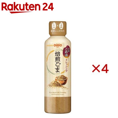 Sesame Dressing - 日清こめ油ドレッシング焙煎ごま(300ml×4セット)