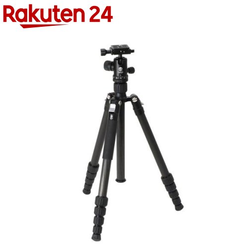 楽天楽天24TOKIWA STYLE カーボン5段トラベル三脚雲台セット TA225CJ+BA25J（1個）【トキワスタイル】